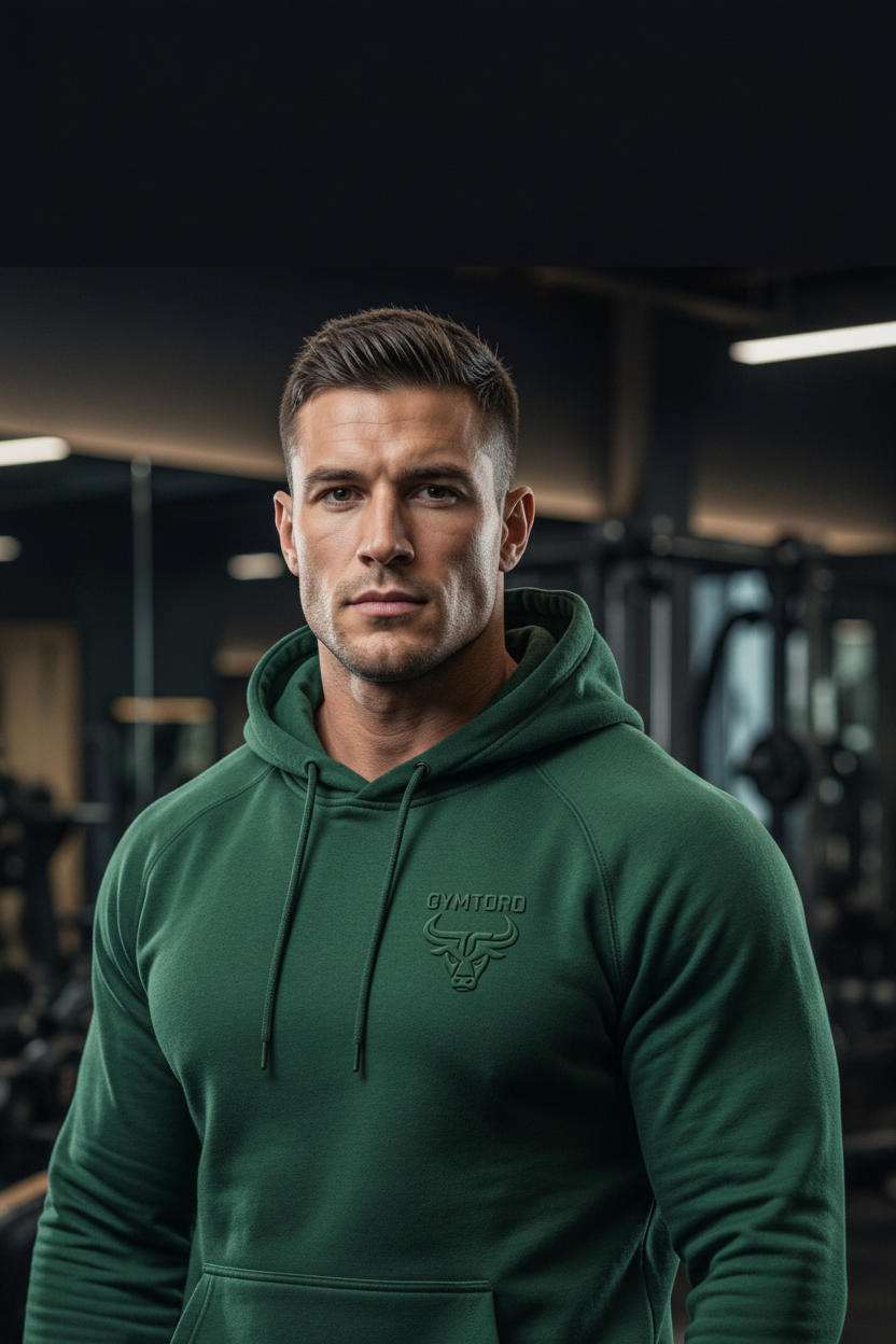 GymToro Men's Hoodie - Forest Green