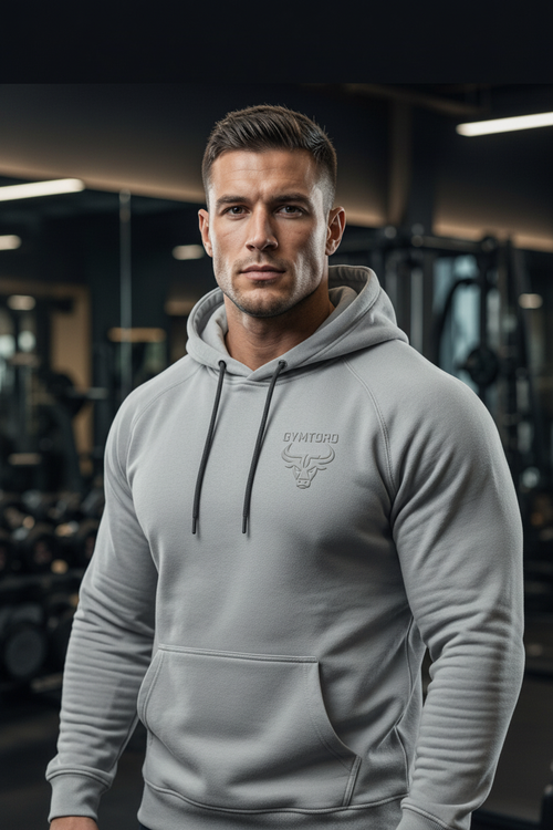 GymToro Men's Hoodie - Light Grey