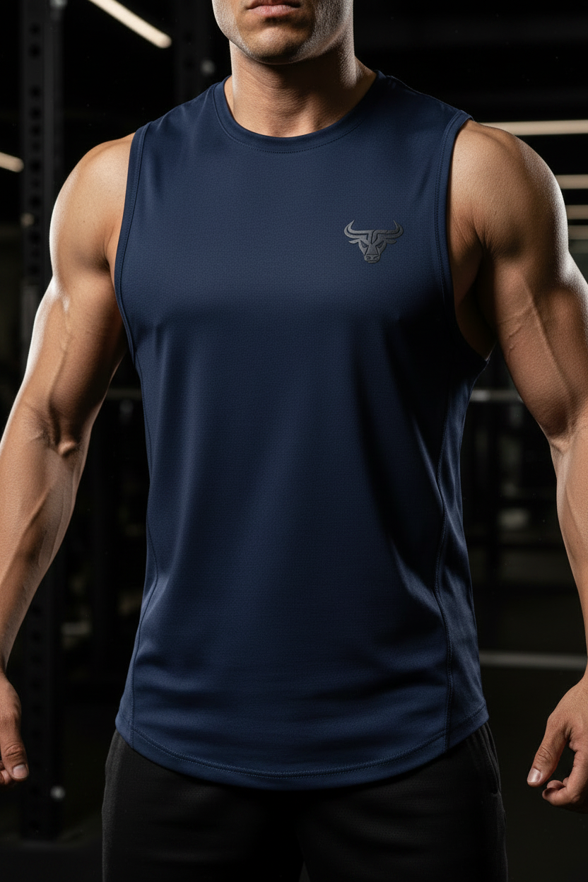 GymToro Muscle Vest – Navy